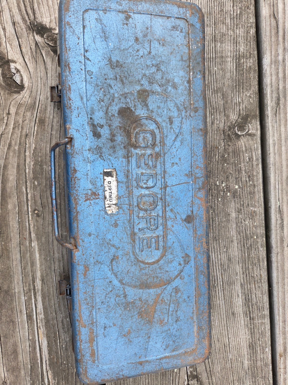 GGedore D19 TMU doppenset - niet compleet, Ophalen of Verzenden, Gebruikt, Gedore