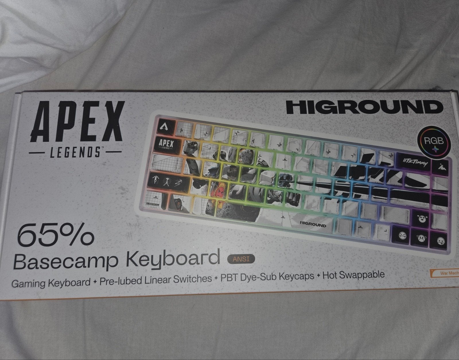 Nieuwe Higround 65% Basecamp Gaming Toetsenbord, Computers en Software, Toetsenborden, Hot-swappable, Nieuw, Ophalen of Verzenden