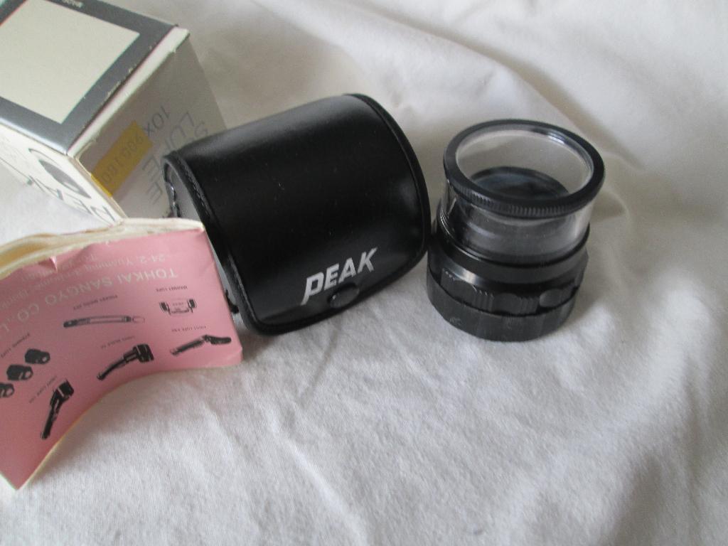 ppeak scale lupe 10x 1983, Ophalen, Nieuw, Vergrootglas of Loep