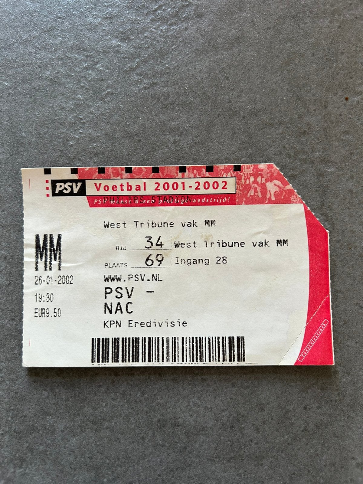 PSV - NAC ticket, Ophalen of Verzenden, PSV, Overige typen
