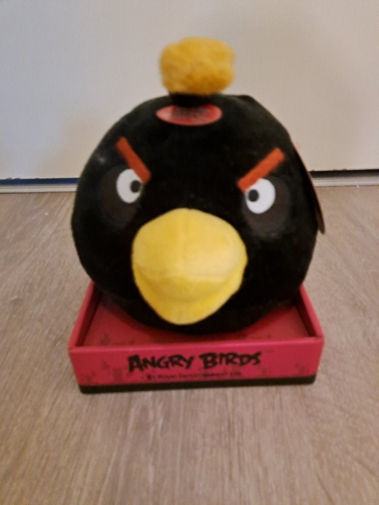 Bomb uit Angry Birds, Ophalen of Verzenden, Zo goed als nieuw, Actiefiguurtje