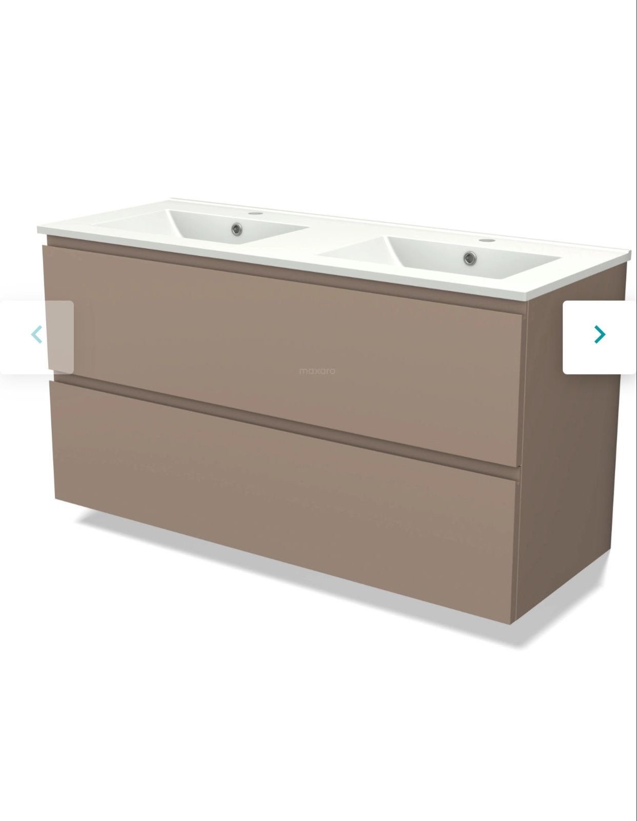 Modulo Badkamermeubel 120cm Greeploos, Nieuw in doos, Ophalen, 100 tot 150 cm, Nieuw, Minder dan 100 cm