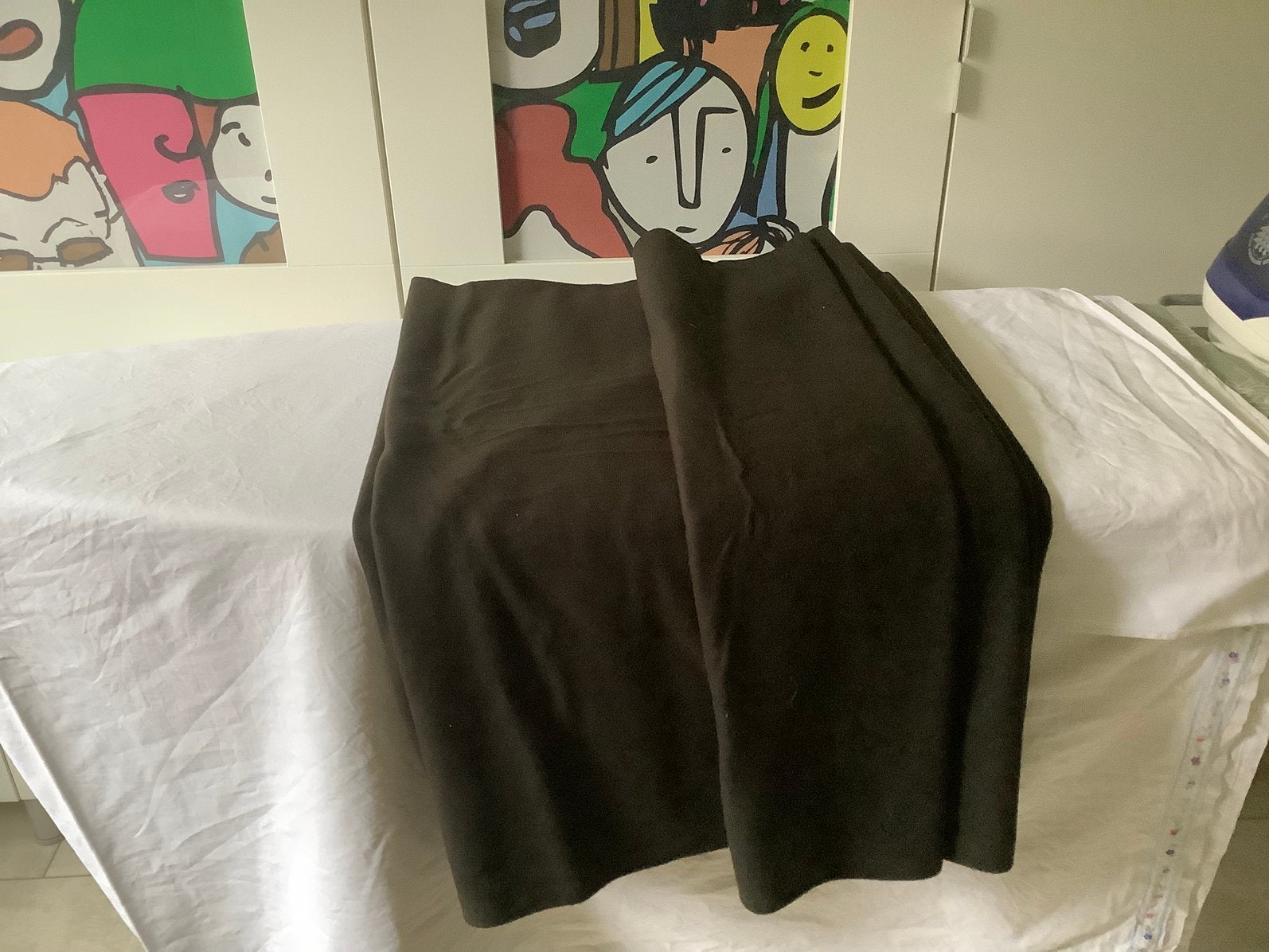 Mode, Hobby en Vrije tijd, Stoffen en Lappen, Wol, Bruin, 120 cm of meer, Ophalen of Verzenden
