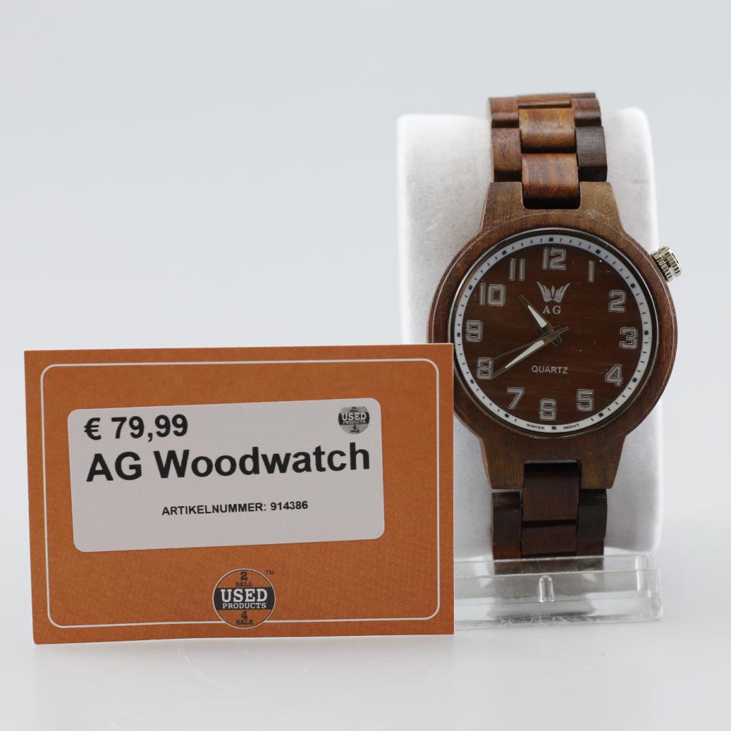 AG Woodwatch, Sieraden, Tassen en Uiterlijk, Horloges | Heren, Flex Ltd., Zo goed als nieuw, https://flex.com/contact-us, Nobelstraat 10, 5807 GA Oostrum LB, Limburg, Nederland