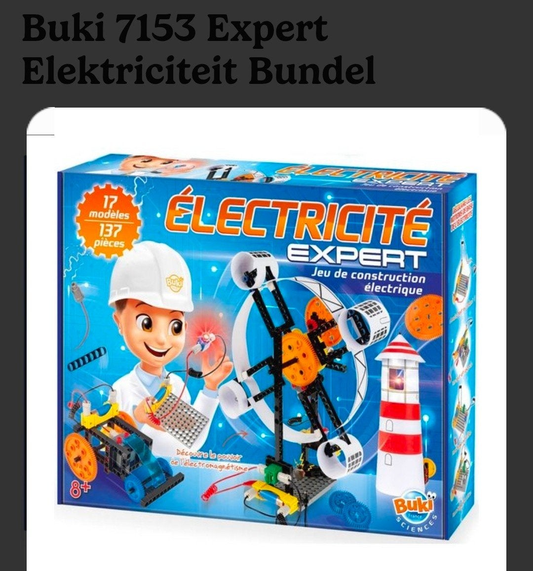 Elektrisch Expert (Buki), Ophalen of Verzenden, Gebruikt, Bouwen, Met licht