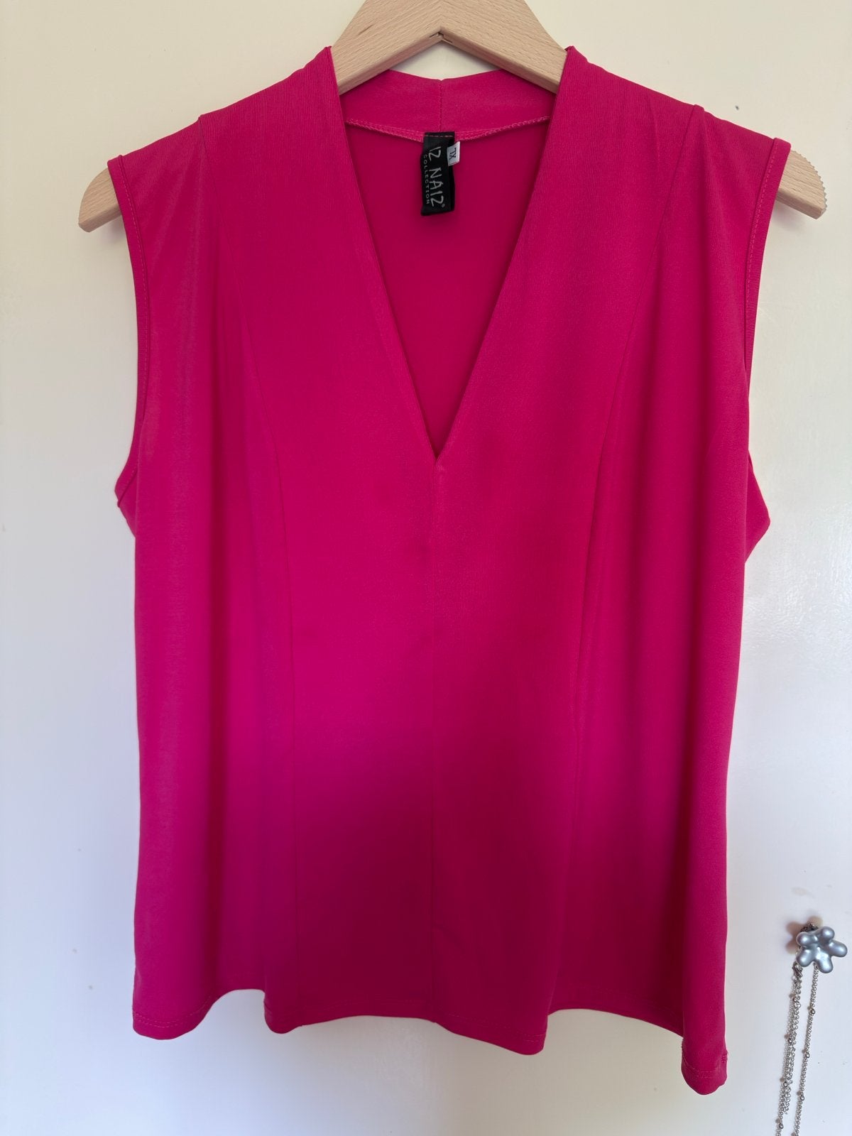 IZ NAIZ Collectie Mouwloze Top - Maat XL - Roze, Maat 46/48 (XL) of groter, Ophalen of Verzenden, Roze, Zonder mouw