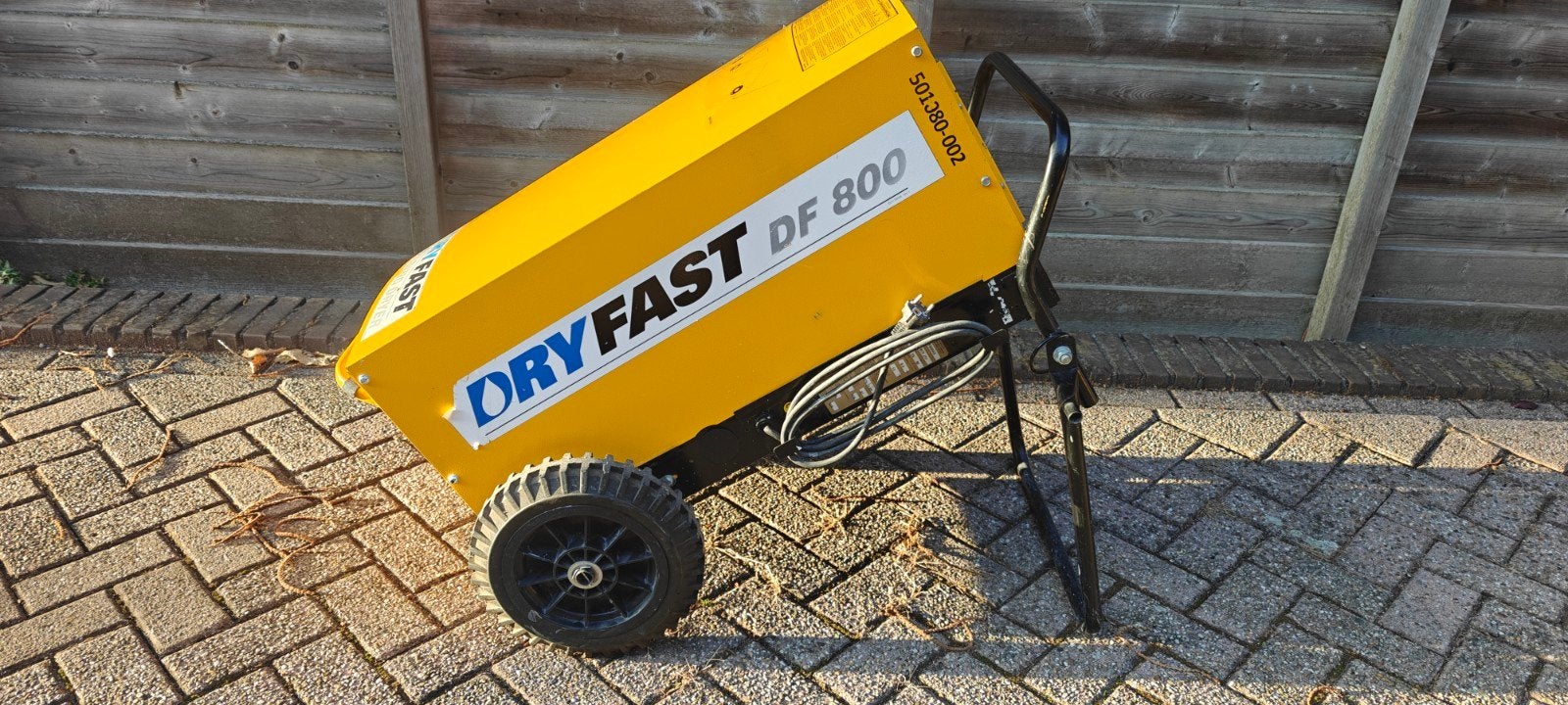 Bouwdroger Dryfast DF800 - Krachtige ontvochtiger, Ophalen