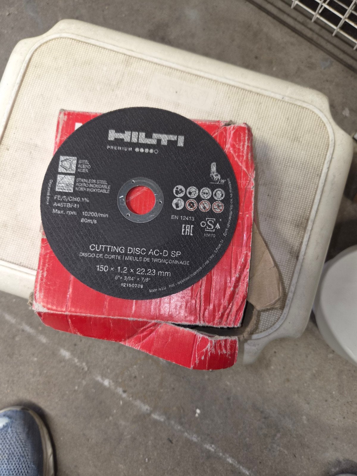 Hilti doorslijpschijf 150x1.2x22.23 mm, Doe-het-zelf en Verbouw, Gereedschap | Handgereedschap, Ophalen of Verzenden, Nieuw, Overige typen