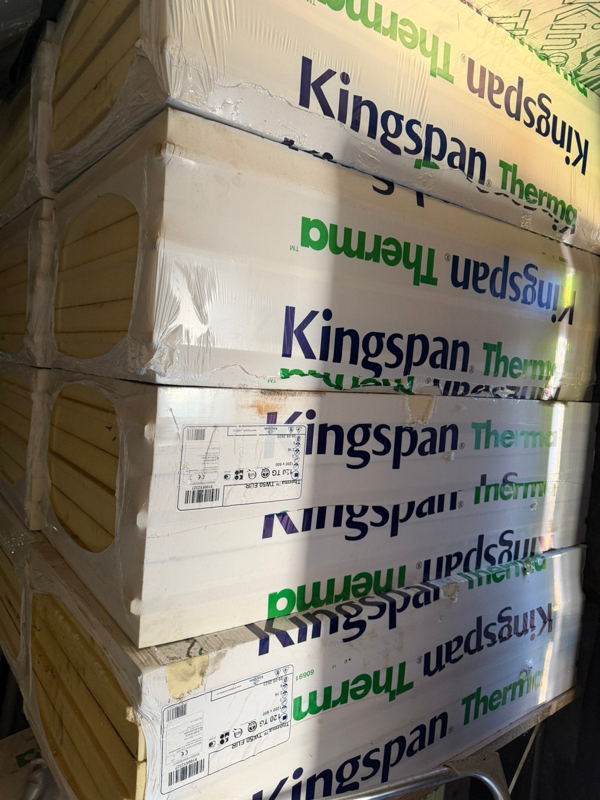 Kingspan 12 cm alu pir platen, 15 pakken, Ophalen, 12 cm of meer, Zo goed als nieuw, Hardschuim (Pir)