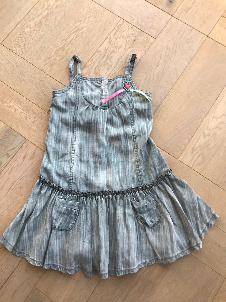Gaaf zomerjurkje van Mexx met zwierrok mt 110 - ZGAN!, Kinderen en Baby's, Kinderkleding | Maat 110, Mexx, Meisje, Ophalen of Verzenden