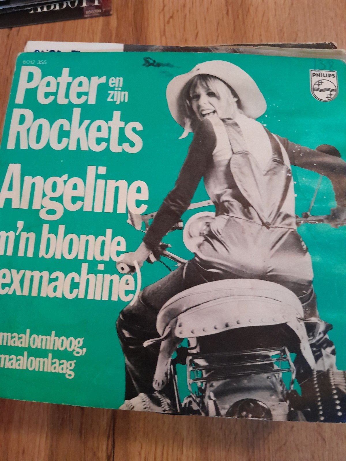 peter en zijn rockets 7inch angeline, Ophalen of Verzenden, Zo goed als nieuw, Nederlandstalig
