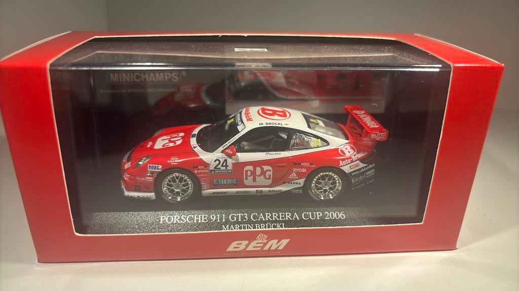 Porsche 911 gt3 carrera cup 2006 minichamps 1.43, Auto, Ophalen of Verzenden, MiniChamps, A