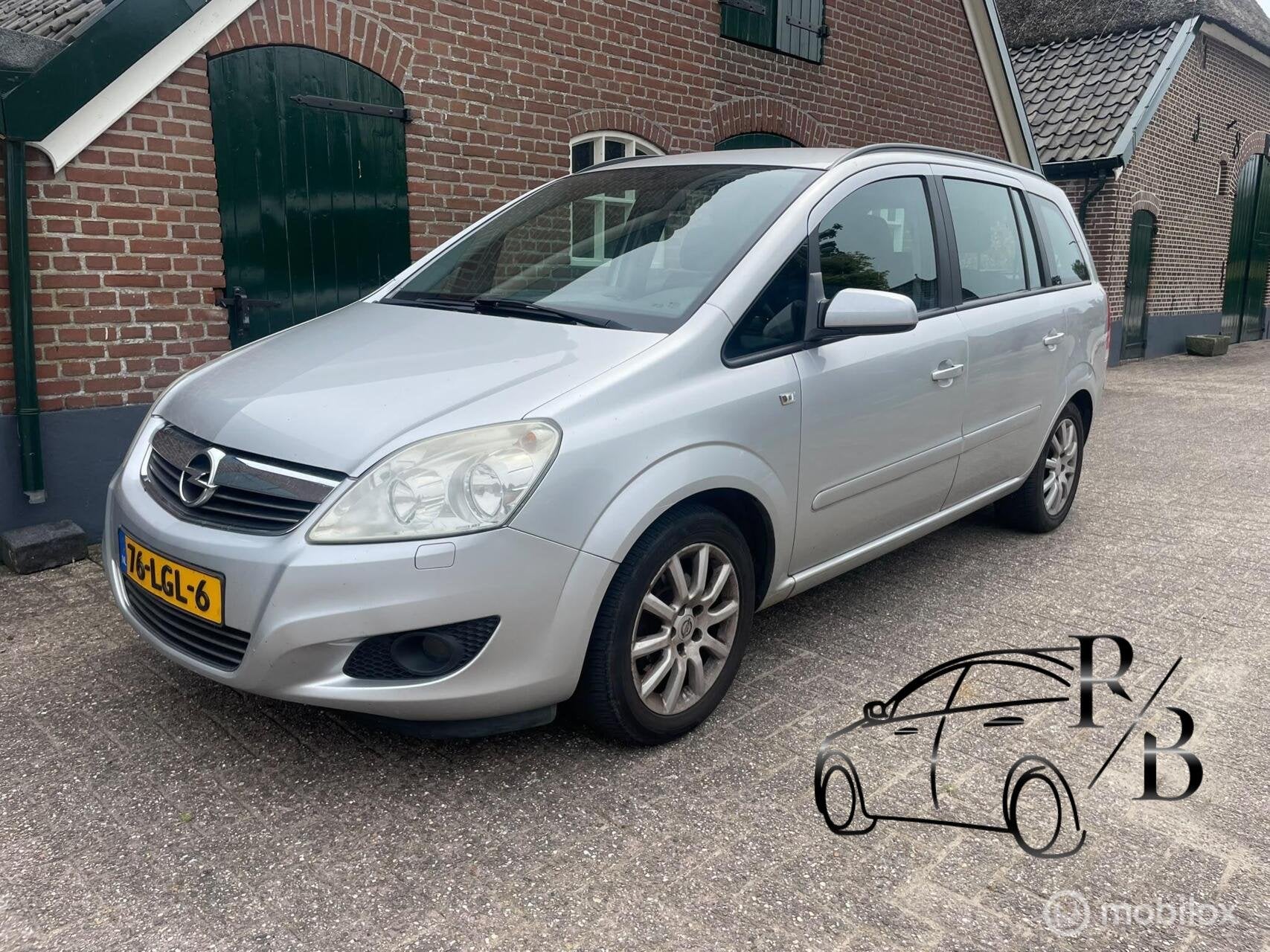 Opel Zafira 1.8 Selection 7 PERS AIRCO TREKHAAK, Auto's, Stof, Gebruikt, 4 cilinders, Grijs