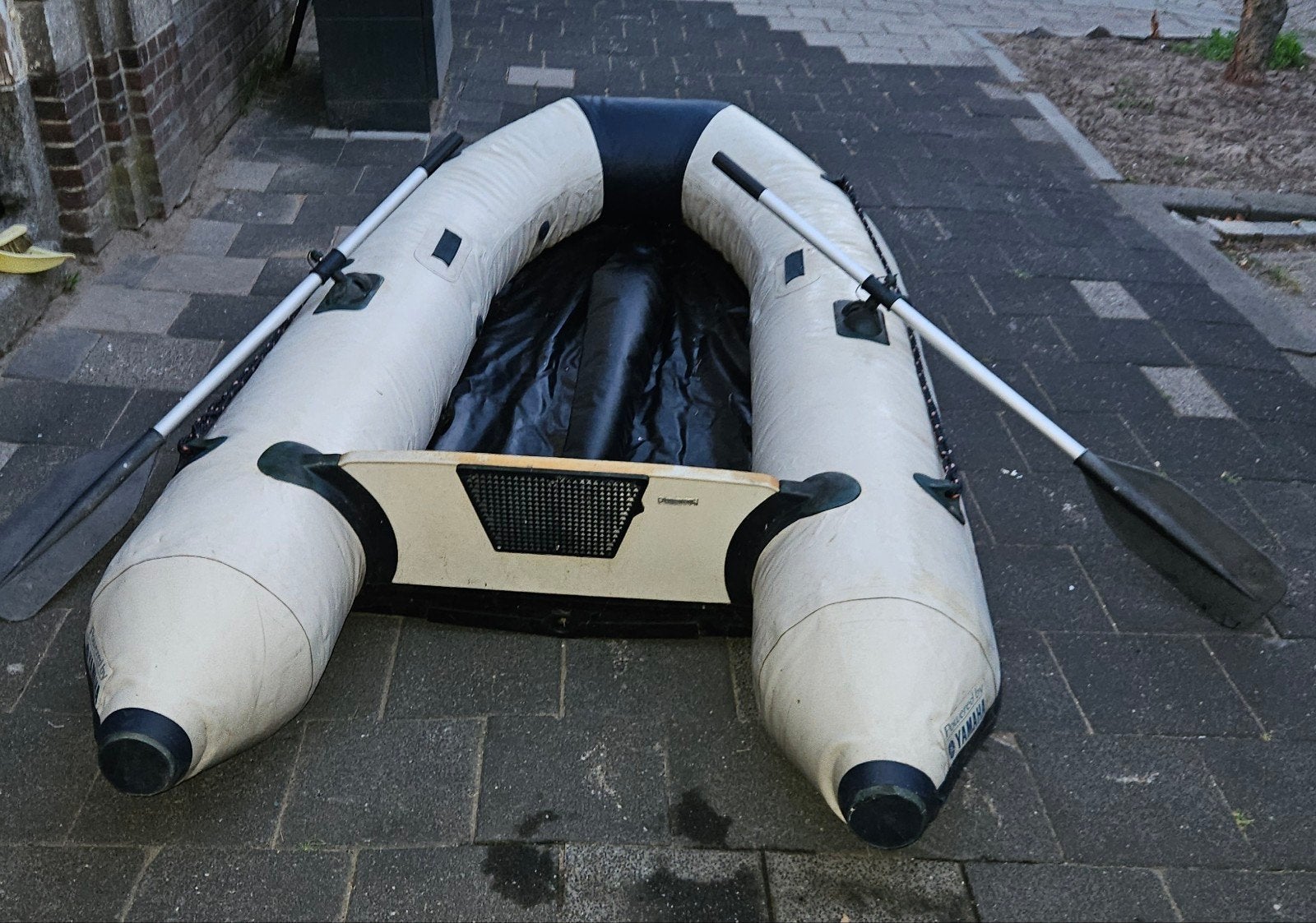 Yam 300S rubberboot met peddels, Ophalen, Gebruikt, Motor en Techniek