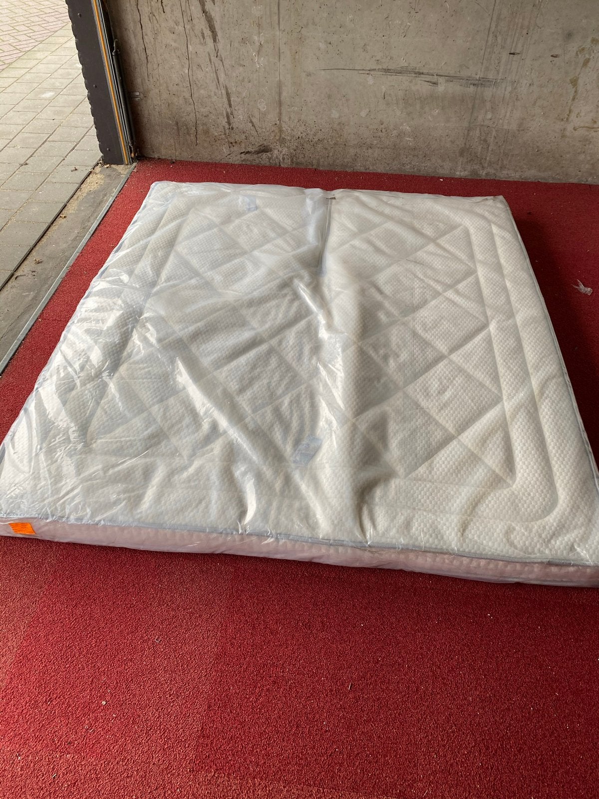 Te koop aeromax nature topper 180x210 zonder split, Ophalen, 210 cm, Tweepersoons, Zo goed als nieuw