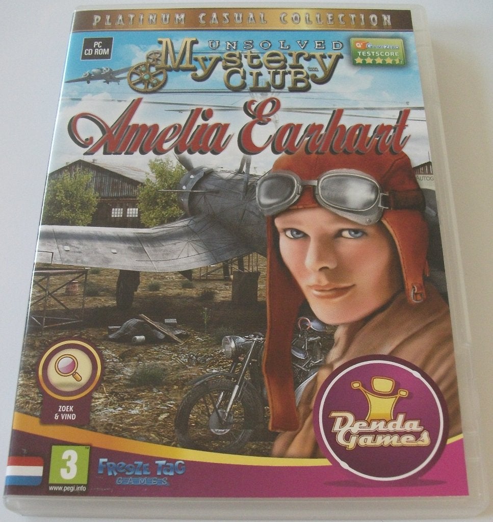 PC Game *** UNSOLVED MYSTERY CLUB 1 *** Amelia Earhart, Puzzel en Educatief, 1 speler, Ophalen of Verzenden, Zo goed als nieuw