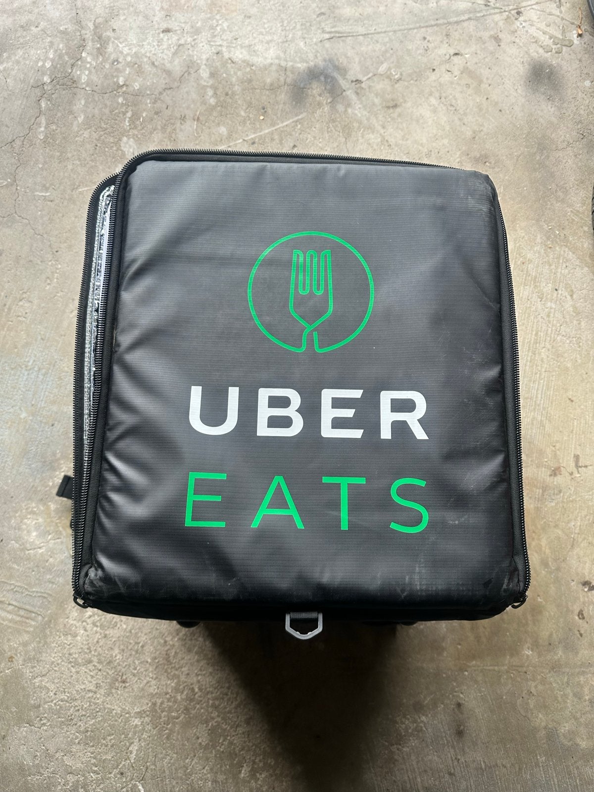 Uber Eats bezorgtas - Thermische rugzak, Ophalen of Verzenden, Zo goed als nieuw