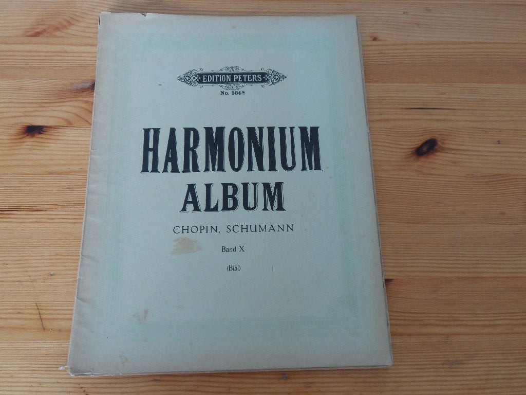 Harmonium album - chopin / schumann / schubert, Gebruikt, Klassiek, Ophalen of Verzenden, Artiest of Componist