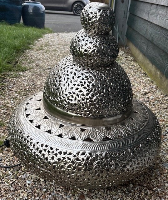 Arabische lamp, Ophalen of Verzenden, Zo goed als nieuw, Metaal, E27 (groot)