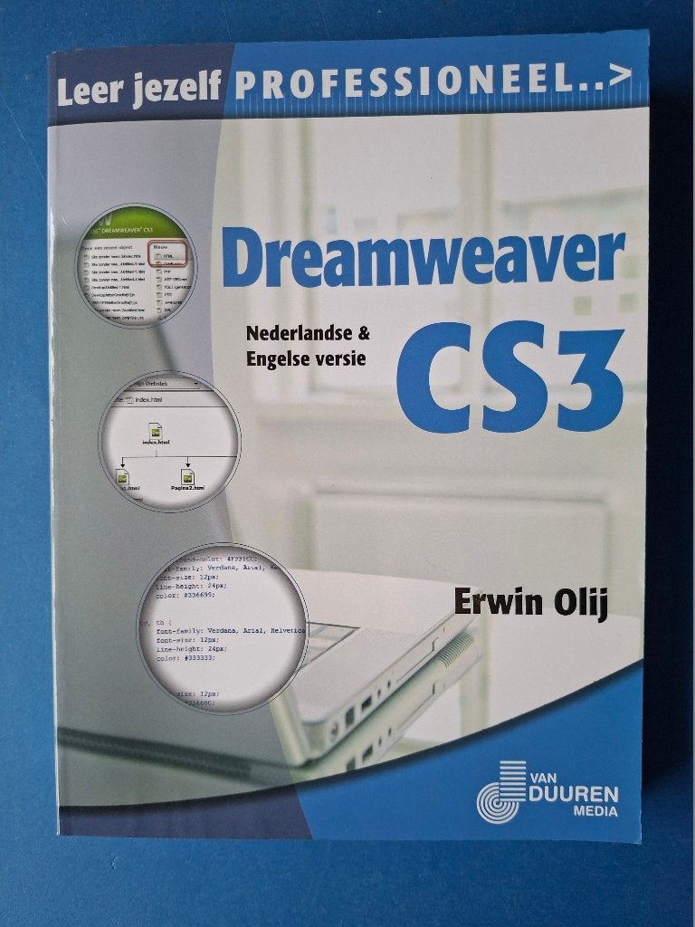 Leer jezelf professioneel Dreamweaver Cs3 * Erwin Olij, Verzenden, Zo goed als nieuw, Internet of Webdesign