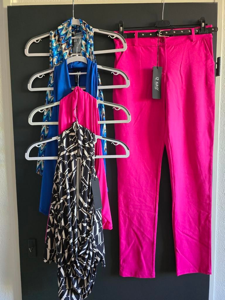 Nieuw iz naiz pantalon fuchsia L, Maat 46/48 (XL) of groter, Nieuw, Ophalen of Verzenden, Roze