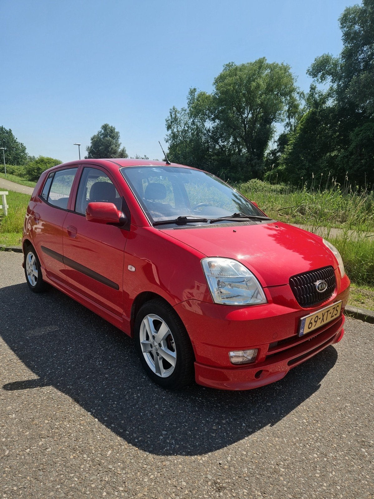 Kia Picanto sport 1.0 2007 Airco. elek ramen. APK. Lage Kms., Auto's, Kia, Voorwielaandrijving, 4 cilinders, USB, Origineel Nederlands
