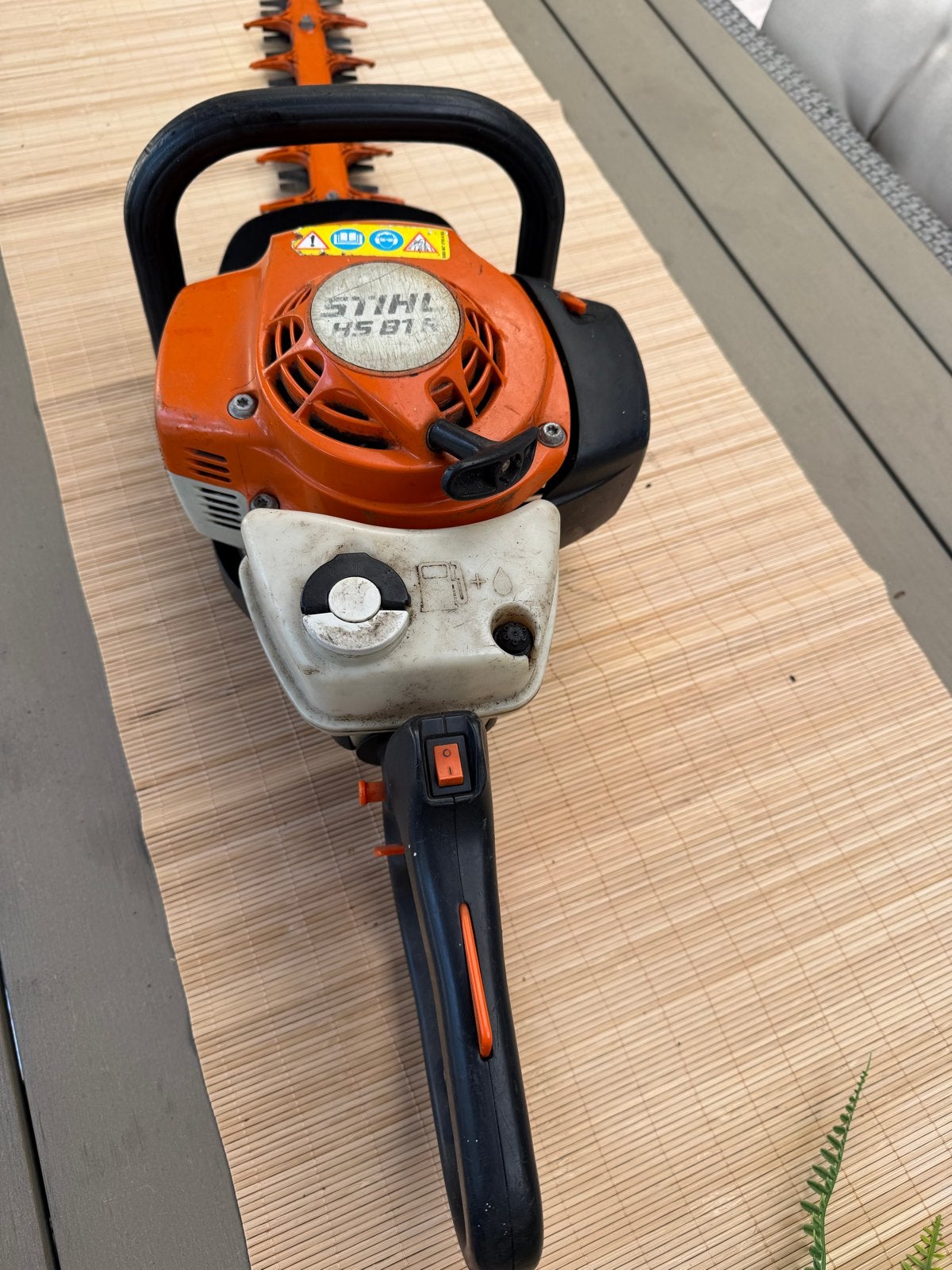 Stihl HS 81 R heggenschaar - Krachtig en betrouwbaar, Tuin en Terras, Verzenden, Gebruikt, Benzine