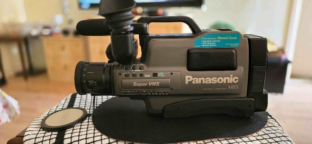 Vintage Panasonic MS5 Super VHS Camcorder, Audio, Tv en Foto, Videocamera's Analoog, Ophalen, VHS of SVHS, Camera