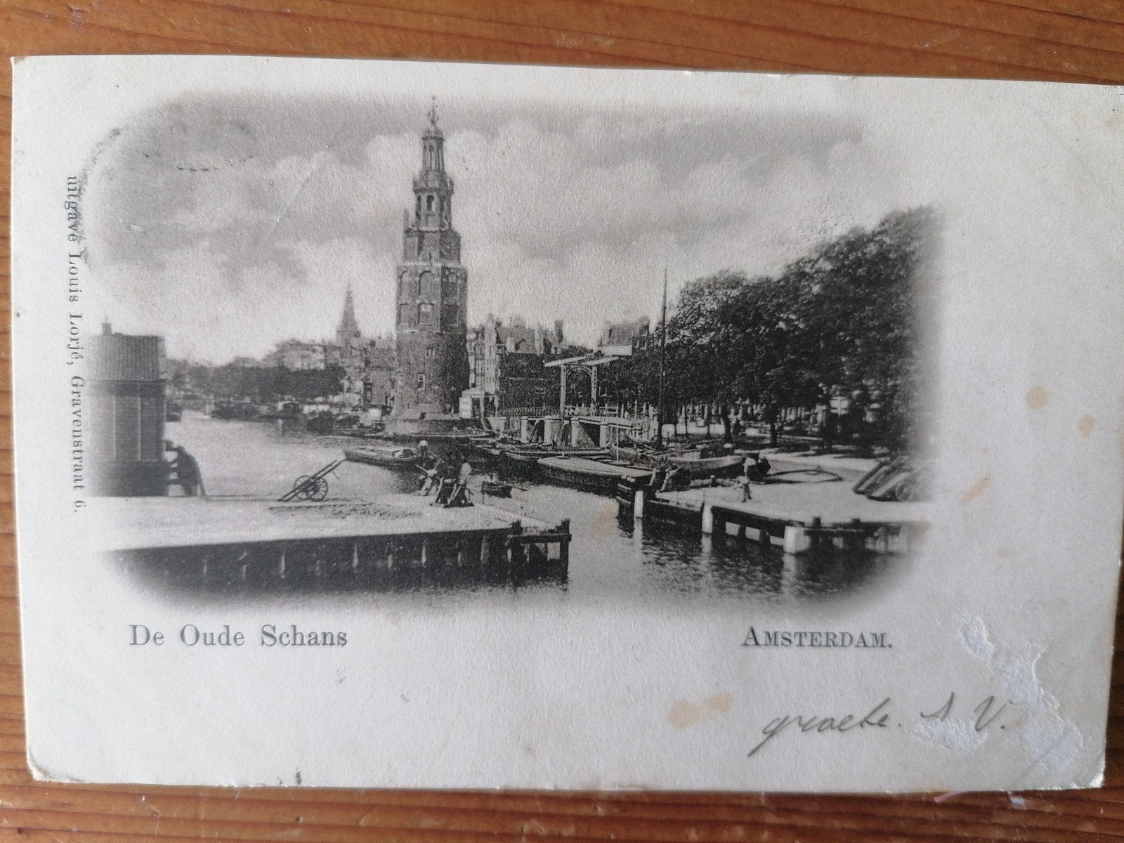 Amsterdam de Oude Schans, Ophalen of Verzenden