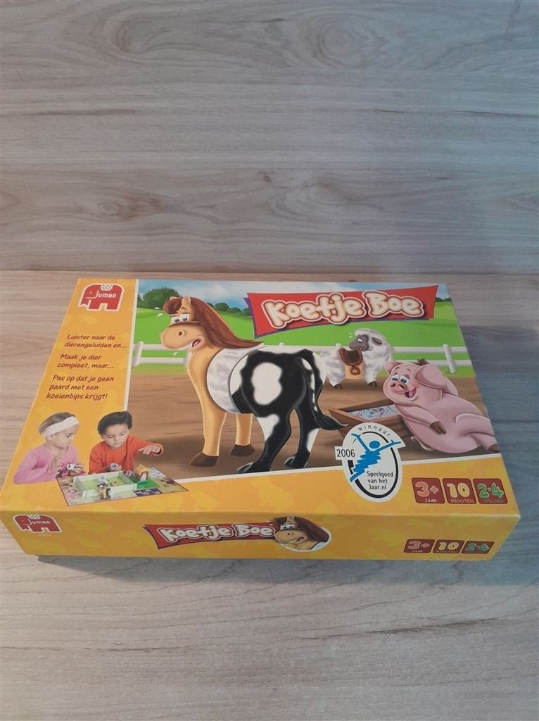 Koetje boe - s5994, Hobby en Vrije tijd, Gezelschapsspellen | Bordspellen, Verzenden, Zo goed als nieuw