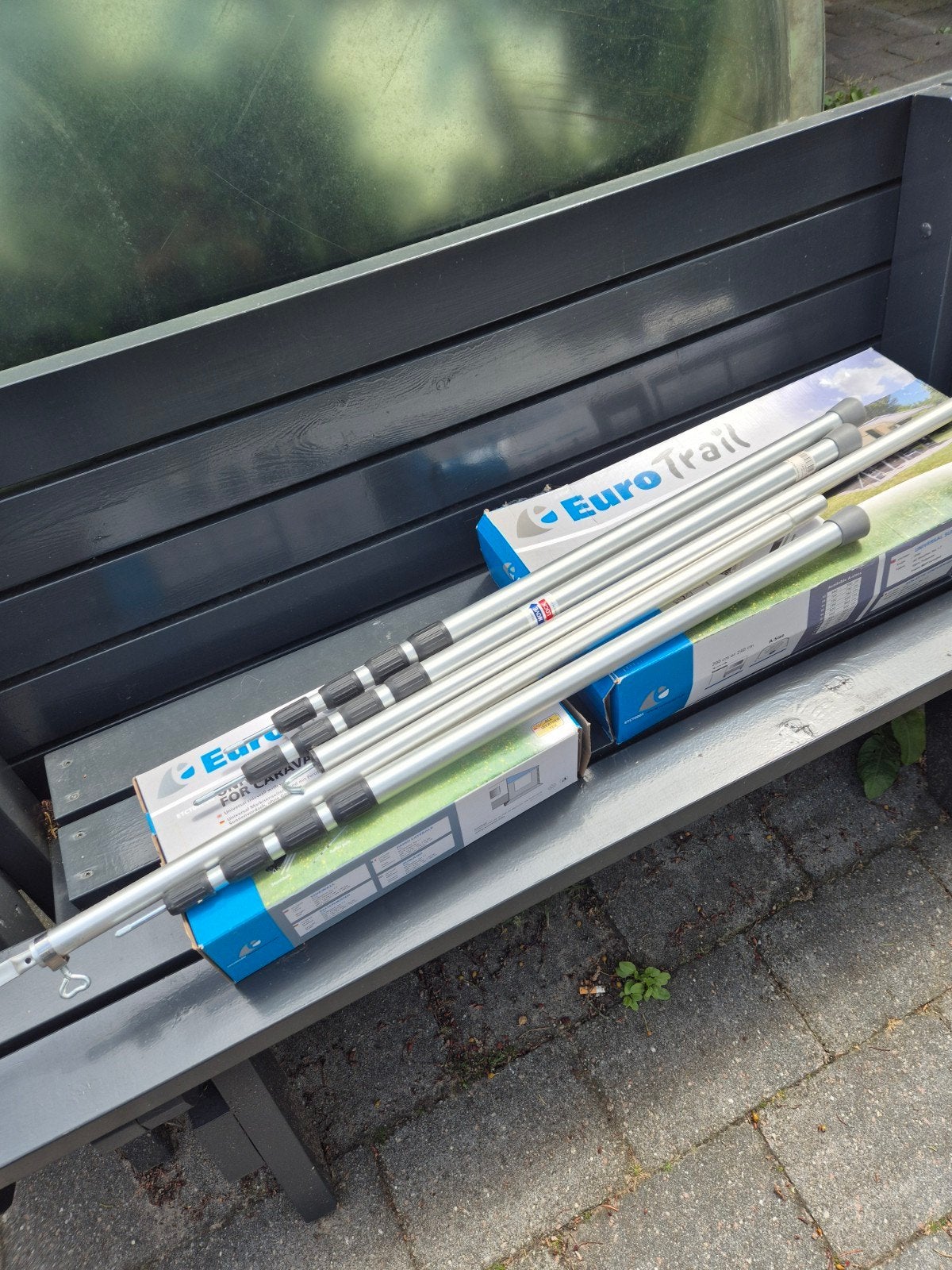 Universele Caravan Luifel met Zijwand en Buizen., Caravans en Kamperen, Ophalen, Nieuw