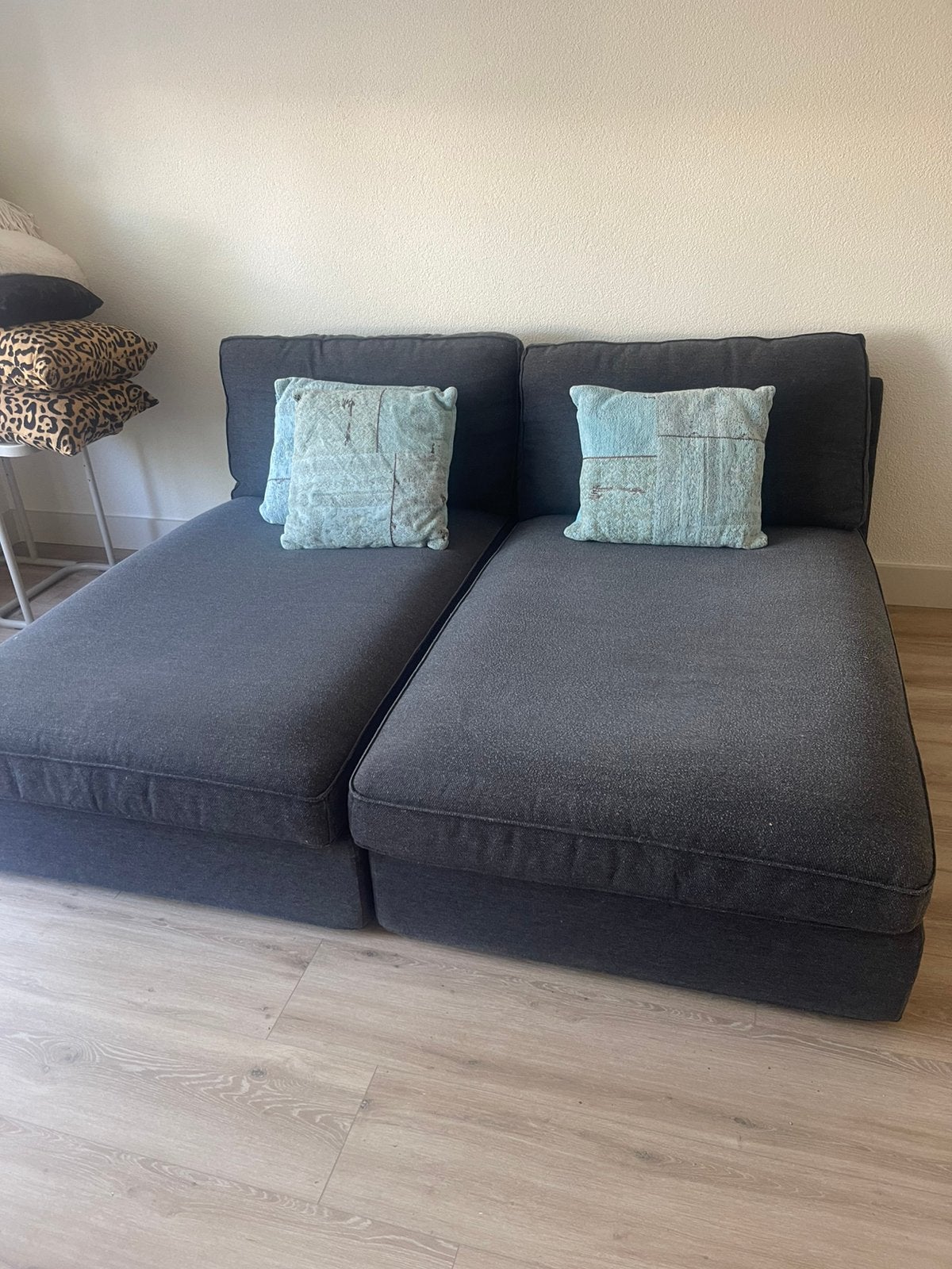 2x ikea chaise longue, Ophalen, Zo goed als nieuw, Eenpersoons, Minder dan 150 cm