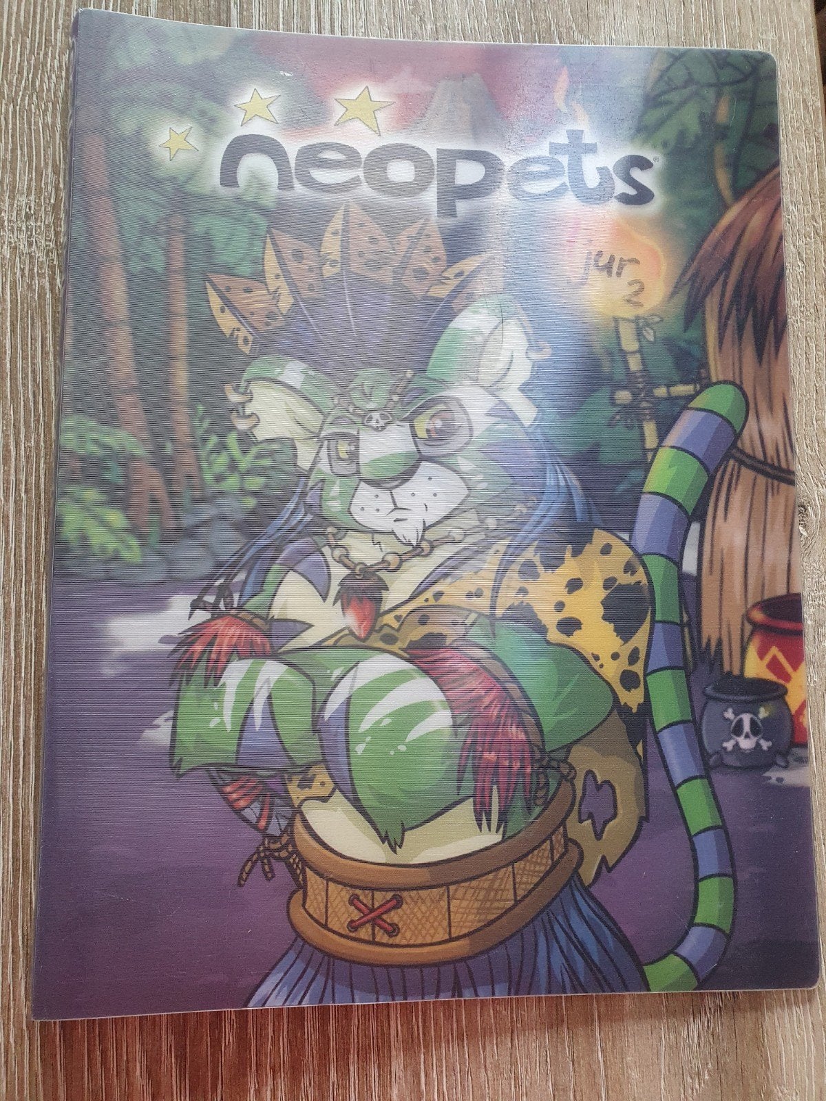 Neopets verzamelmap voor kaarten, Ophalen of Verzenden, Gebruikt