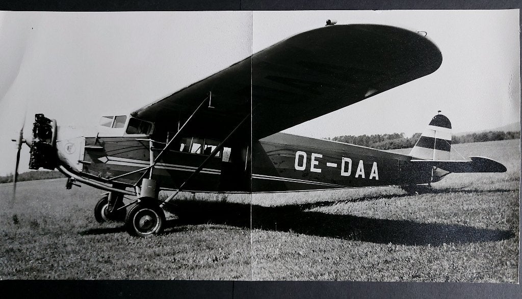 Archieffoto van een Fokker F.XI (F649), Ophalen of Verzenden, Gebruikt, Kaart, Foto of Prent