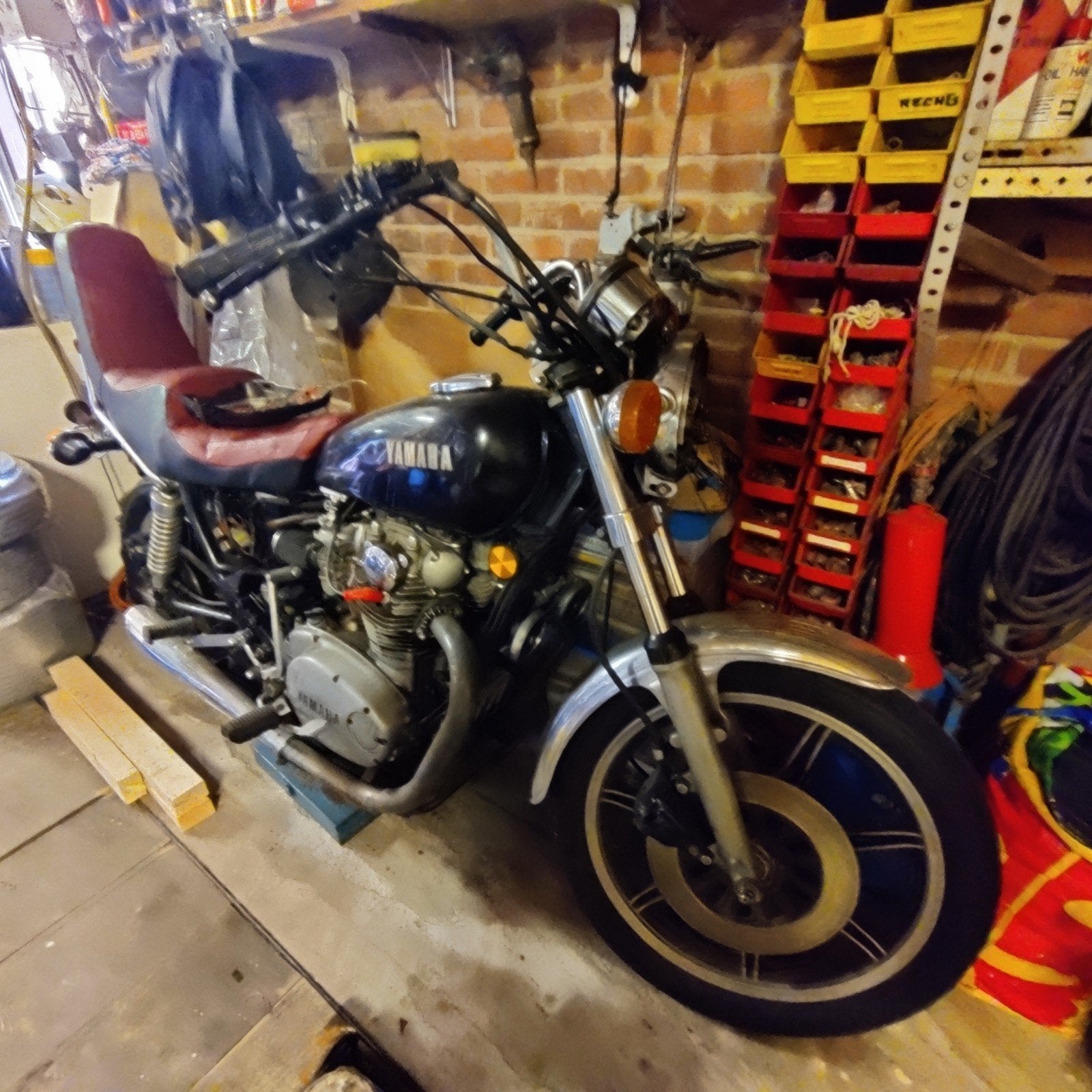 Yamaha SX650 loop/sloop en onderdelen (zonder kenteken), Motoren, Ophalen, Gebruikt