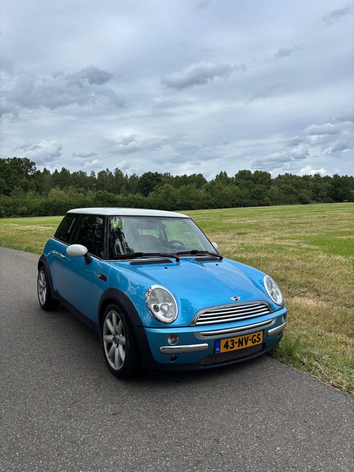 Goed Onderhouden Mini Cooper uit 2004, Auto's, Voorwielaandrijving, 15 km/l, Zwart, 4 cilinders