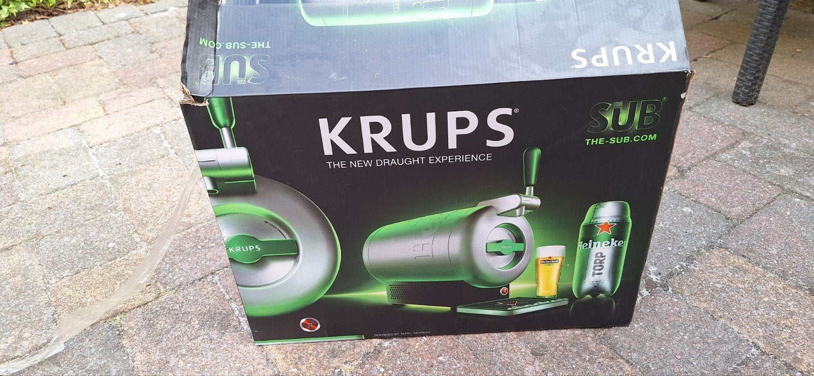 Krups The SUB thuistap - Perfect Draft voor thuis, Ophalen of Verzenden, Gebruikt, Krups