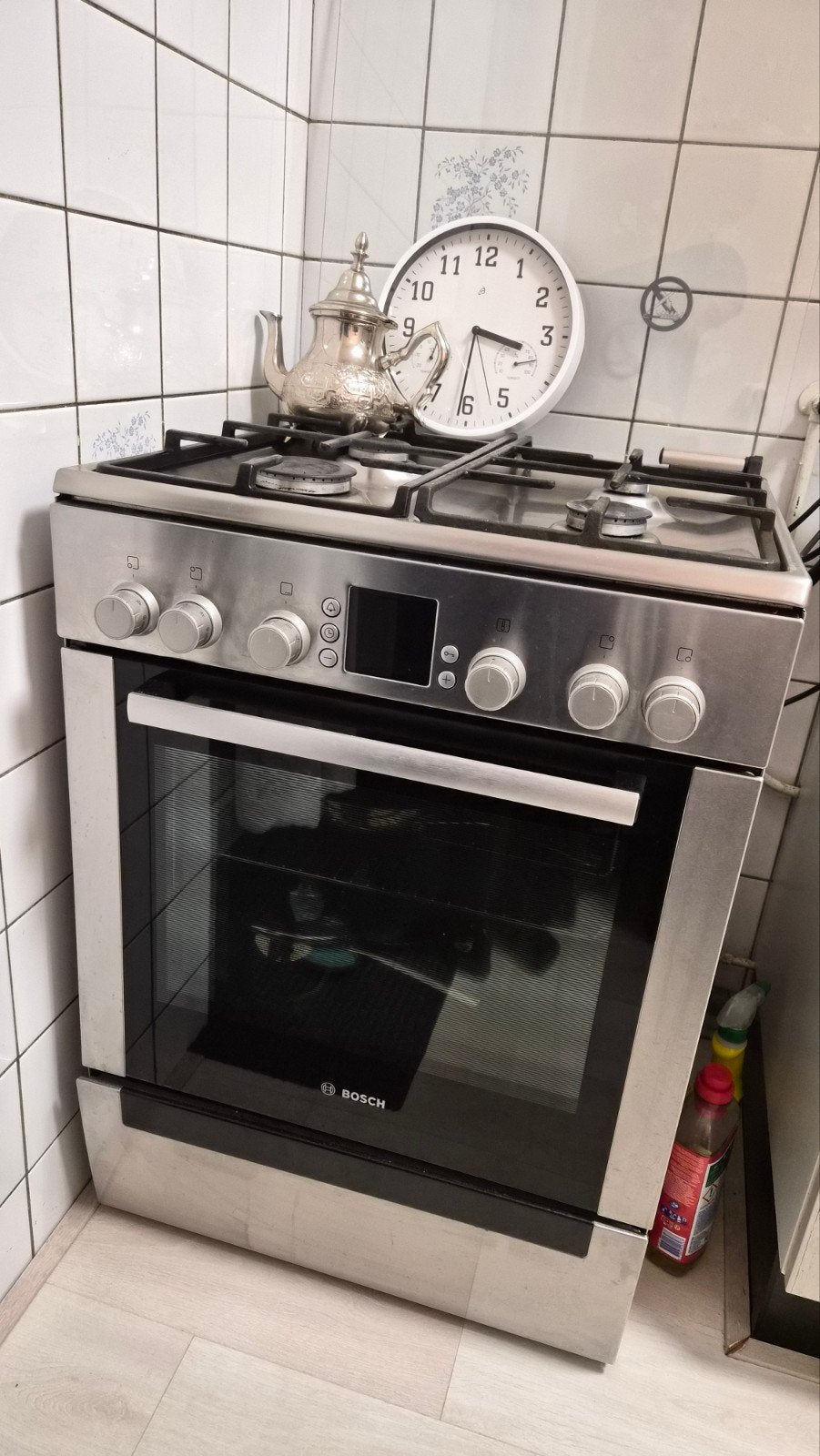 gasfornuis bosch, Ophalen, 4 kookzones, Gas, Vrijstaand