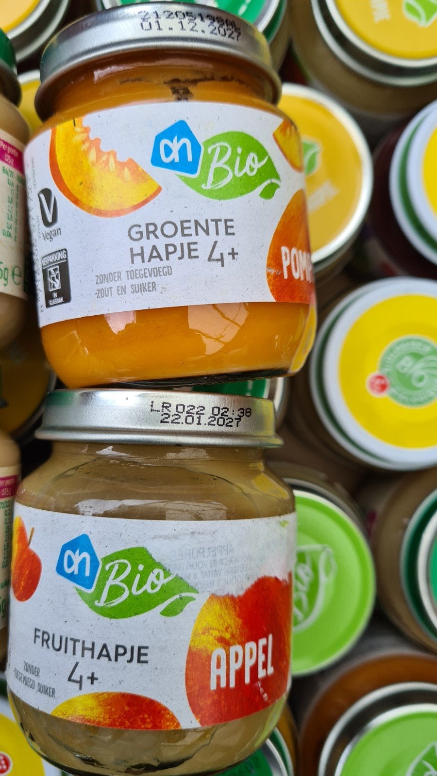 Diverse fruit- en groentehapjes voor baby's, Ophalen of Verzenden, Nieuw, Bewaarbakje, Overige merken