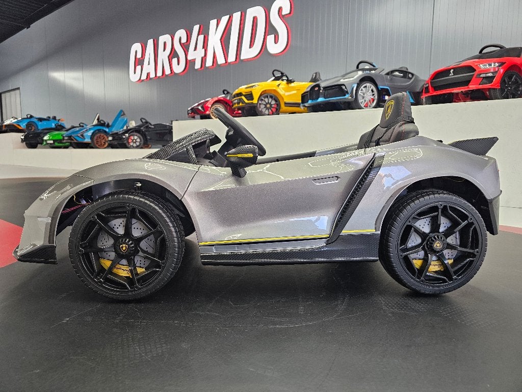 Kinderauto Lamborghini Autentica - 12 volt - leren zit - RC, Ophalen of Verzenden, Nieuw, Afstandsbediening