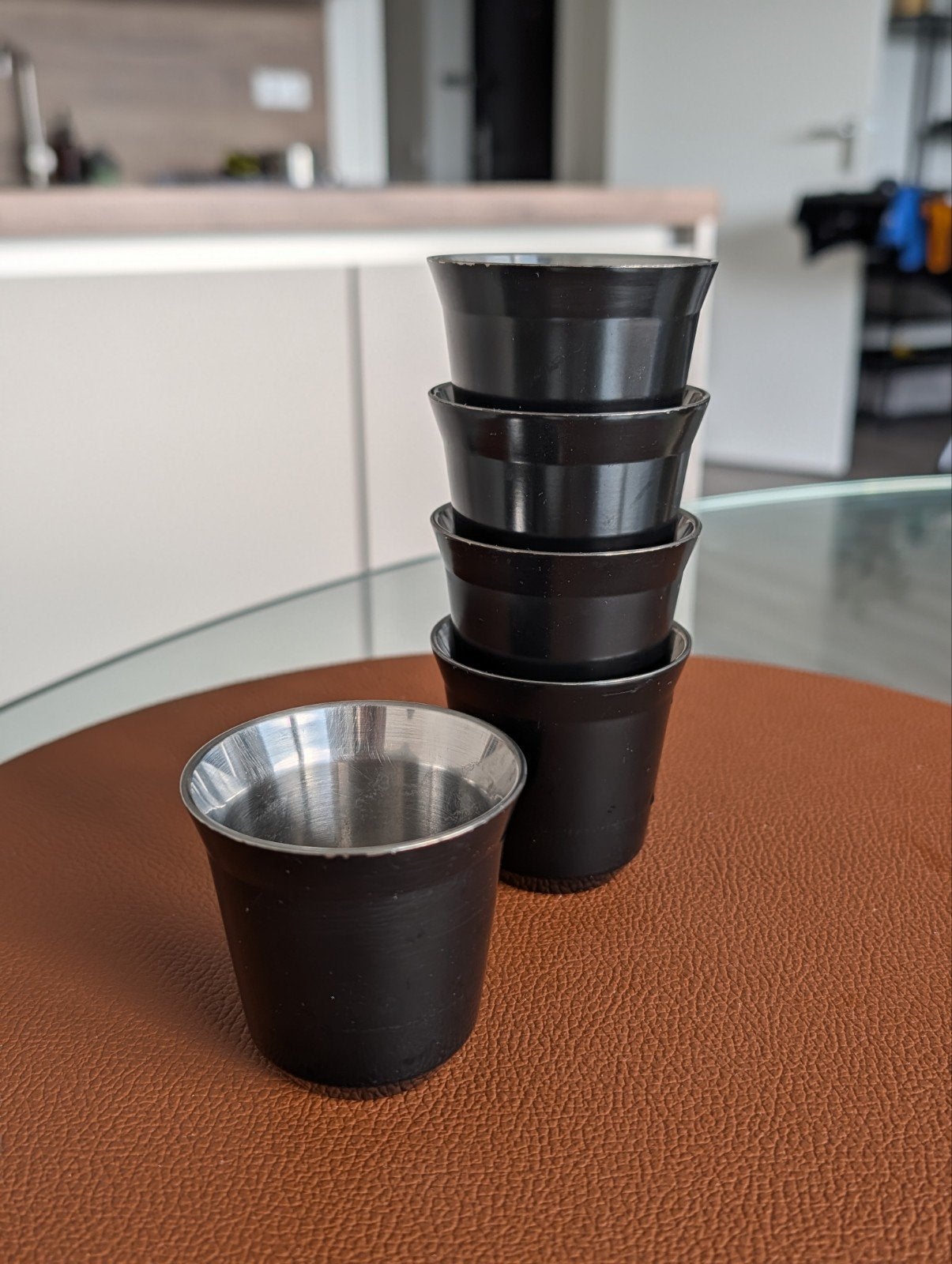 Nespresso Pixie Paris Espressokopjes - 5 kopjes, Ophalen of Verzenden, Gebruikt