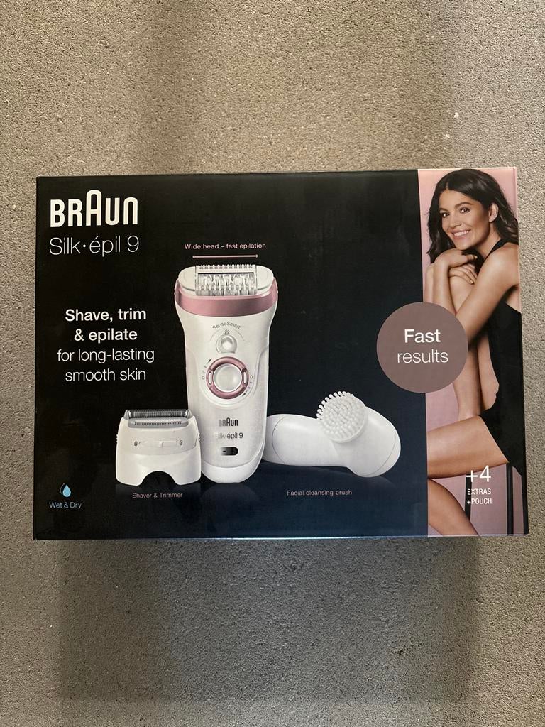 Braun Silk-épil 9 epilator / ladyshaver, Scheren en Epileren, -, -, Nieuw