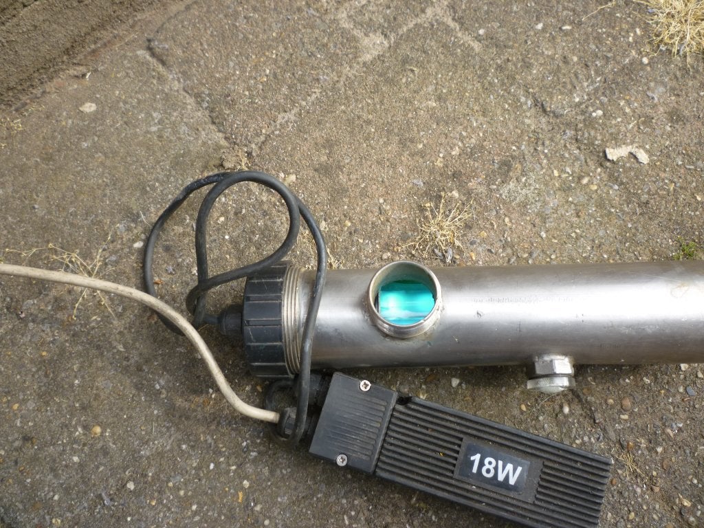 Uv pl lamp met Rvs huis en trafo 18 watt, Ophalen, Gebruikt, Overige typen