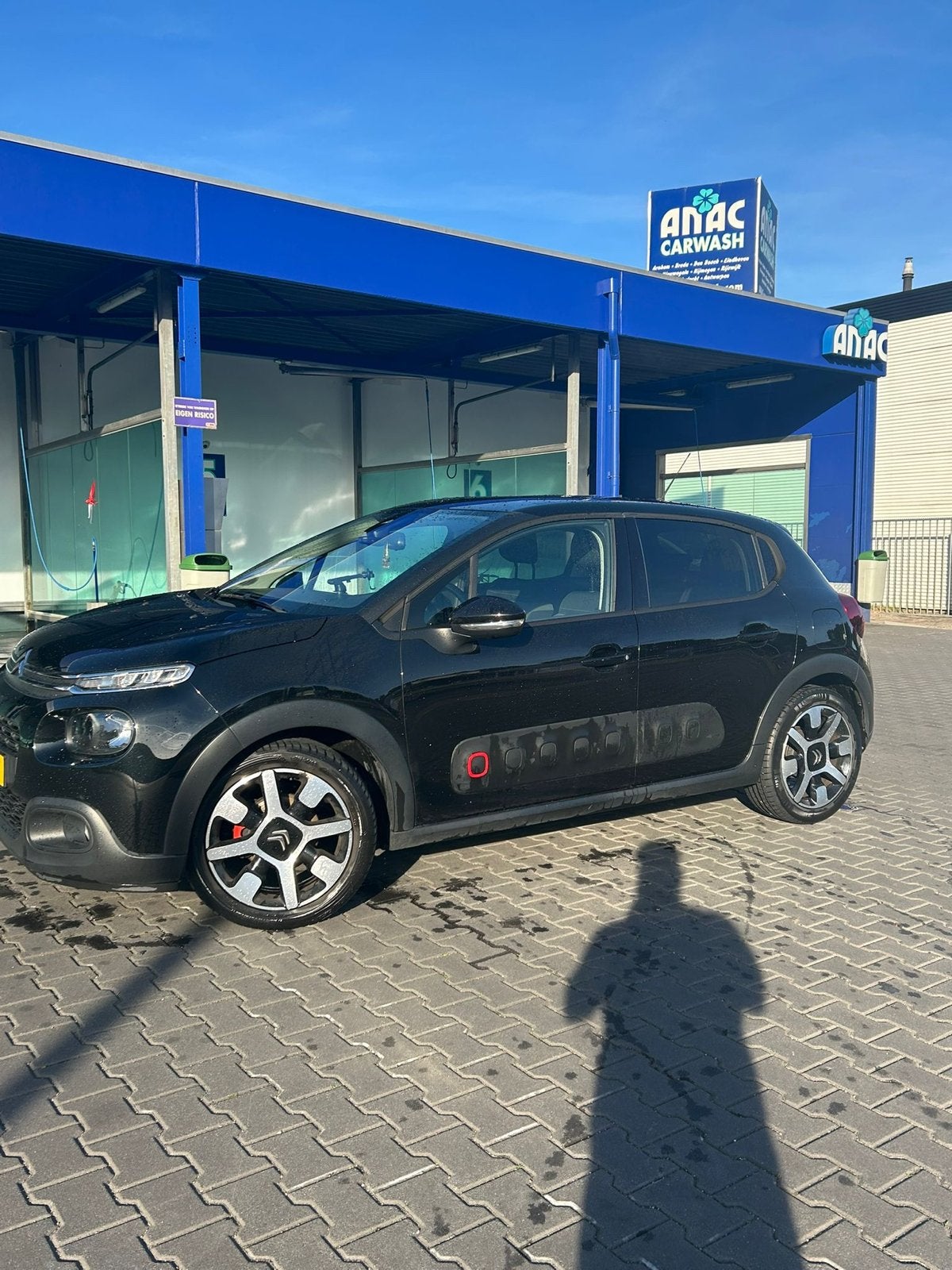 Citroën C3 1.2 Puretech 82pk 2018 Zwart, Auto's, 450 kg, 40 €/maand, 1199 cc, 450 kg