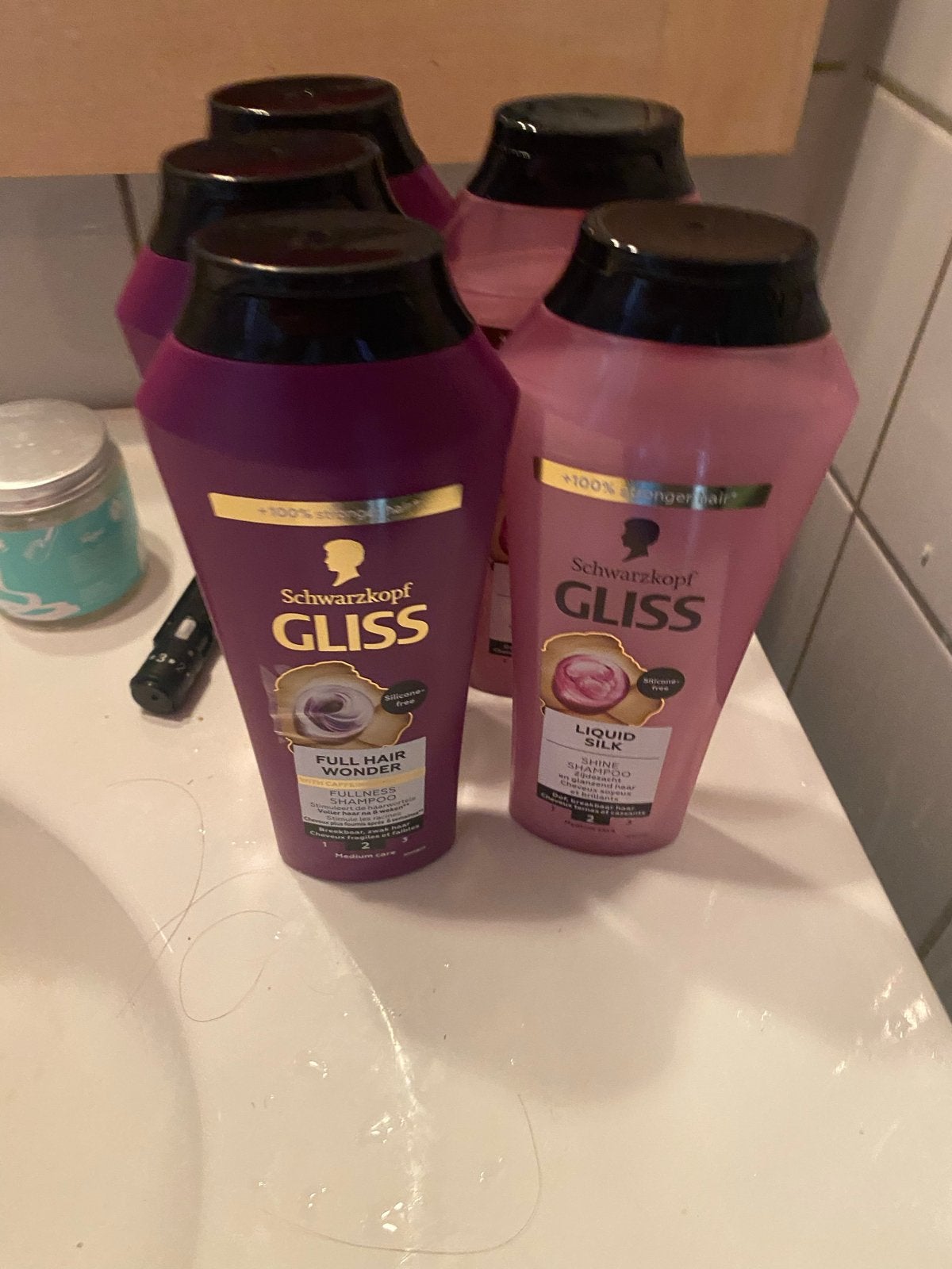 Schwarzkopf Gliss Shampoo - Full Hair Wonder & Liquid Silk, Ophalen of Verzenden, Nieuw, Shampoo of Conditioner