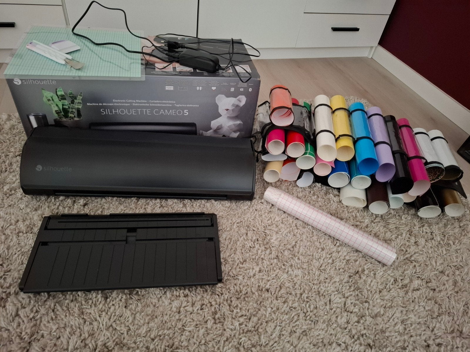 Silhouette Cameo 5 met accessoires, Ophalen, Zo goed als nieuw