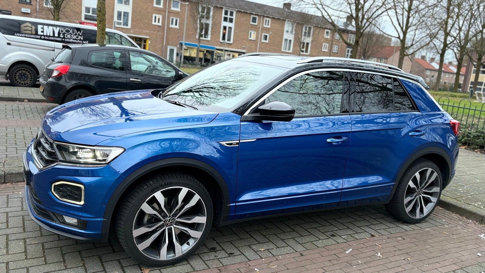 Volkswagen T-Roc 1.5 TSI 150pk 7-DSG 2021 Blauw, Auto's, Volkswagen, 1254 kg, 15 km/l, 1498 cc, 4 cilinders