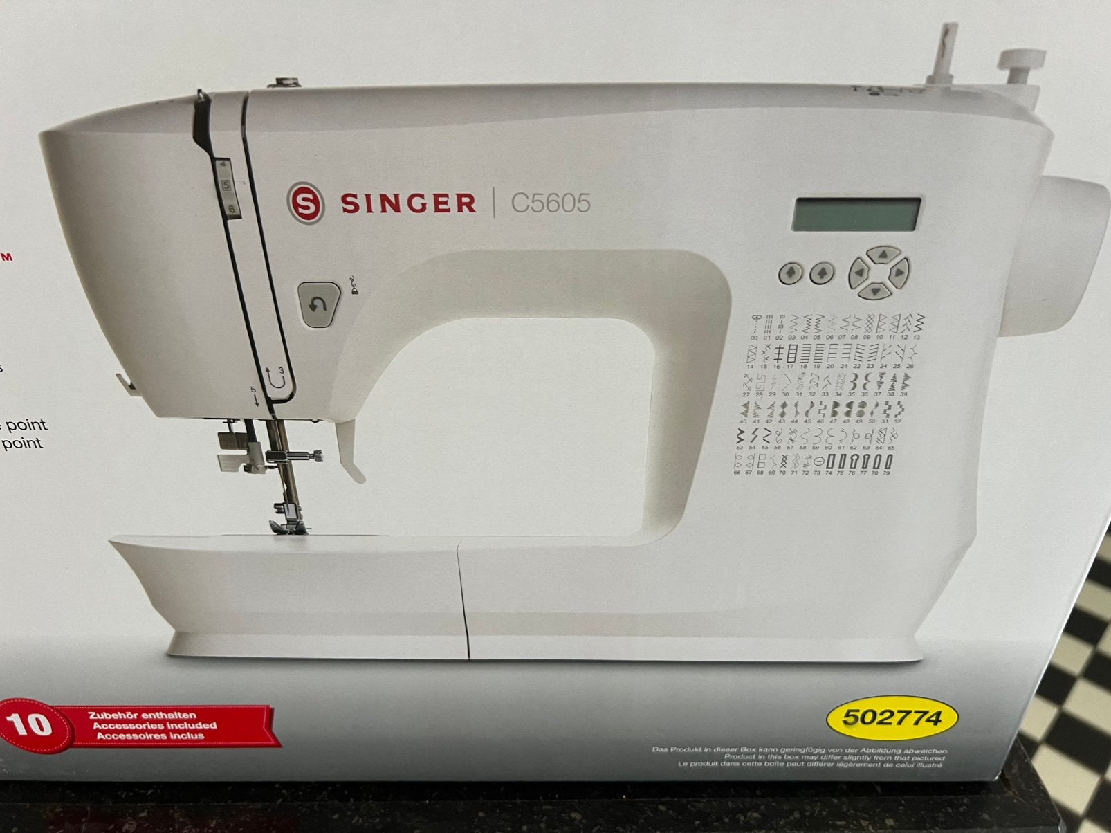 Singer Naaimachine C5605 nieuw., Ophalen, Nieuw, Naaimachine, Singer