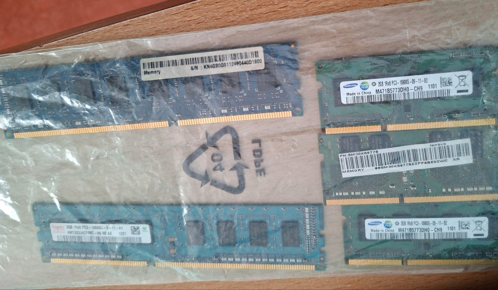 Set van 5x DDR3 geheugenmodules (3x laptop SO-DIMM / 2x PC D, Ophalen, Gebruikt, DDR3, Laptop