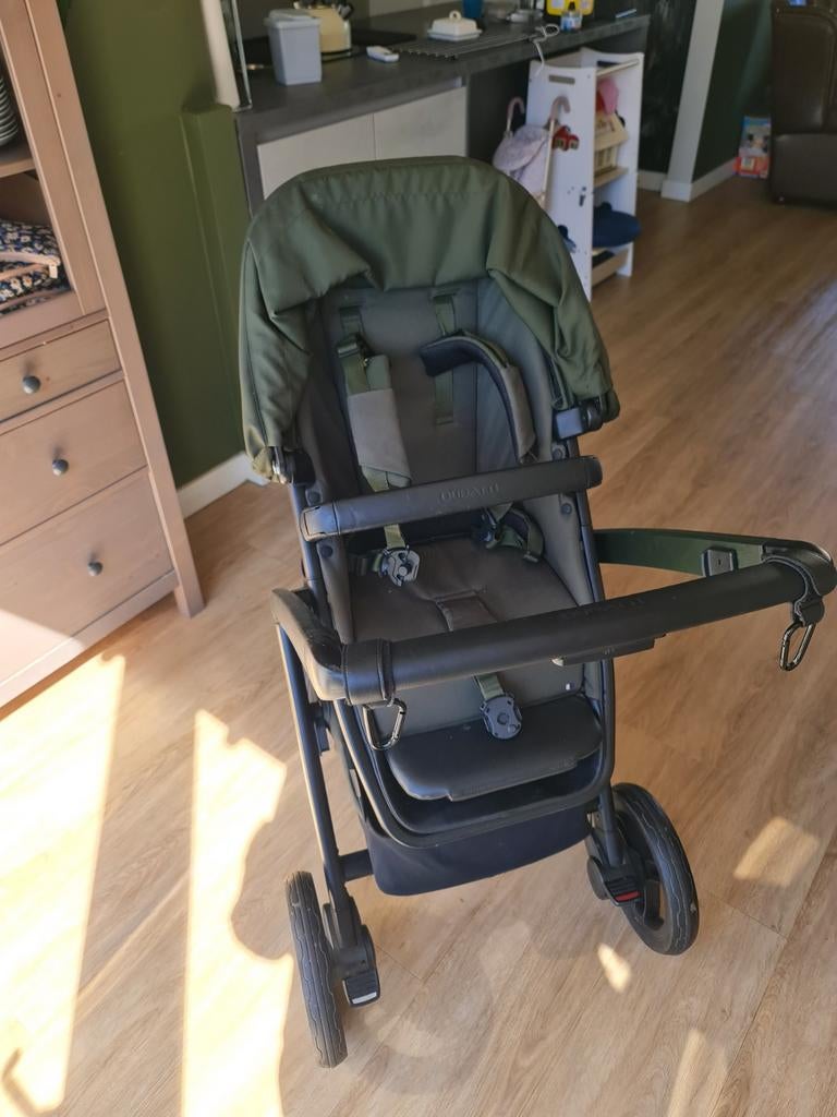 Dubatti Two Kinderwagen - Groen, Gebruikt, Duowagen, Ophalen, Kinderwagen